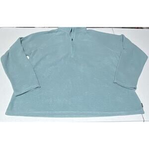 Eddie Bauer Sky Blue Half-Zip Jacket